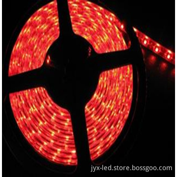 High Quality square 5m 60leds/m double pcb 5050 3chips flexible waterproof black led strip 24v red led strip ribbon light